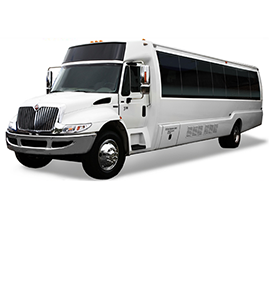 Limo bus for wedding
